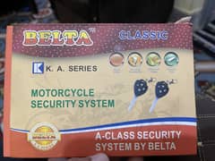 Motercycle security system