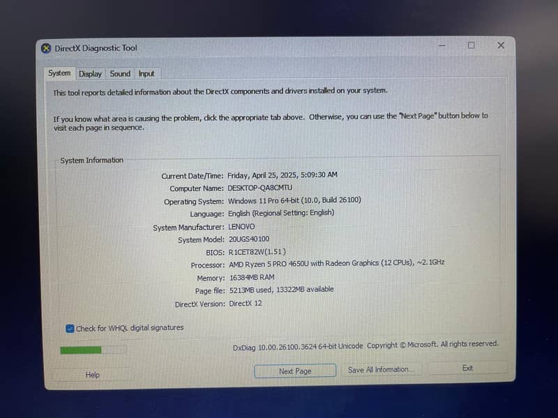 Lenovo Thinkpad X13 Gen 1 Ryzen-5 (0322-8832611) 10