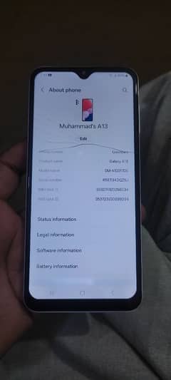 Samsung a13 pta official approved exchange posibl