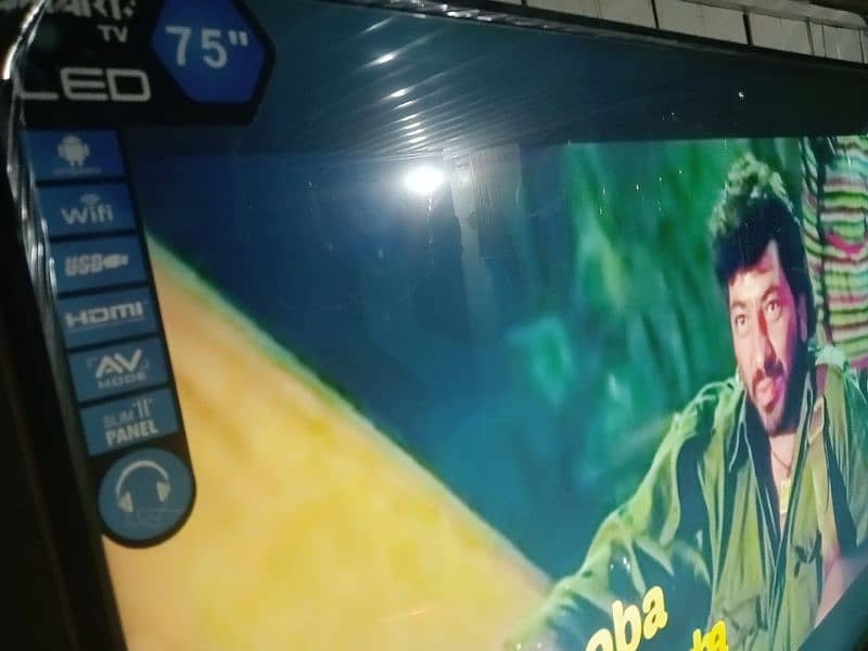 Samsung LED 75" android 1