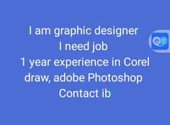 need graphic designing job