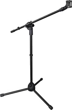 Durable adjustable microphone stand.
