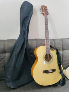 New Guitar With Bag and Belt