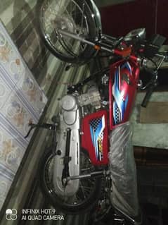 Honda cg 125 color red 2024 model
