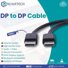 Dp 2 Dp Cable | 4k | Gaming