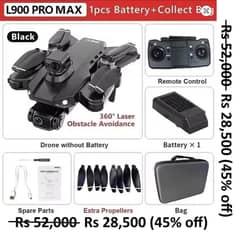 L900 Pro MAX GPS Drone 4K Professional HD Dual Camera 5G Wifi 360°