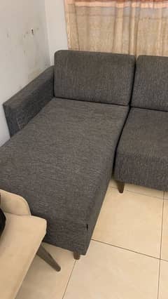 Interwood L shape sofa