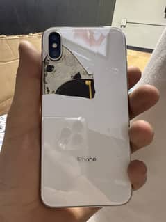I phone x 256 white bettery 100