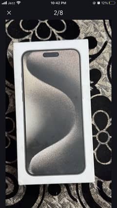 Iphone 15 pro max NoN pta 10/10 with box and charger