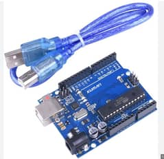 Arduino Uno With Cable.