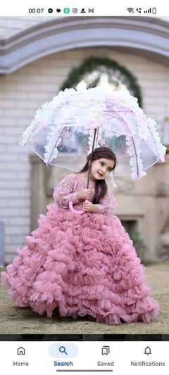formal frock (ruffle)