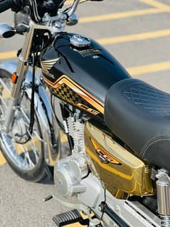 Honda cg125 self start gold edition 2024