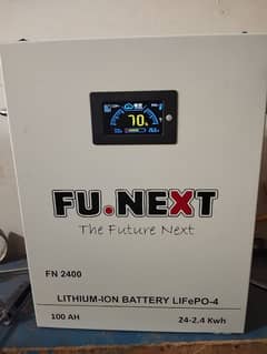 LITHIUM IRON PHOSPHATE 24V 105AMPS.