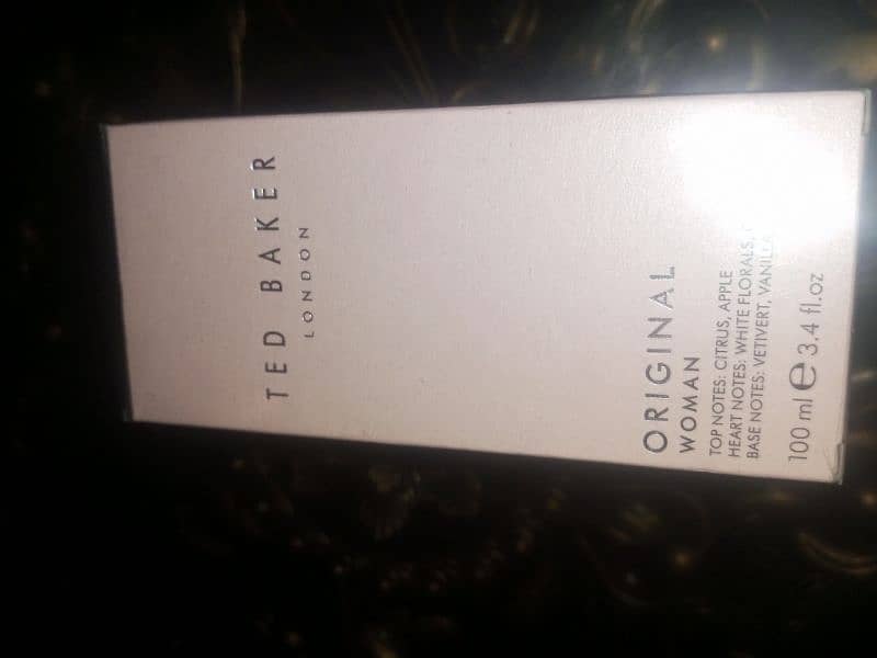 I am have Brand new perfume Ted Baker  import form London 1