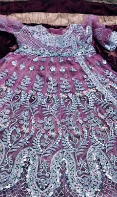 mehndi dress maxi and pink maxi heavy work