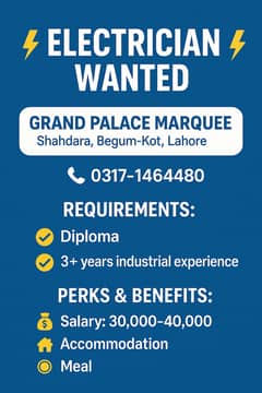 Electrician Job