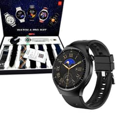 Watch 4 Pro Suit Smartwatch With 7 Straps - New