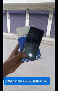 Vivo Y20s 256gb+ 8Gb in good condition Box with Charger