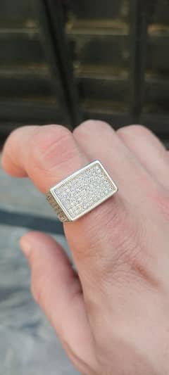 italian ring for sale , 925 all stones on front of or back or sides