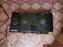 Geepas Stove Double Burner Cocker
