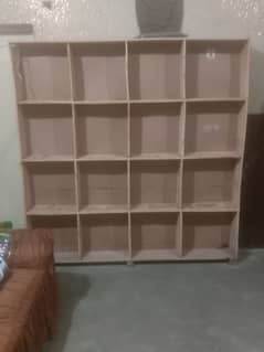 wooden rack.