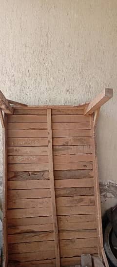 wooden benches two one center table