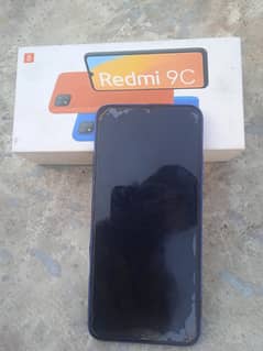 Redmi 9c with box 2/32 no open no repair urgent sale 03204752349