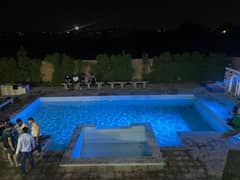 swimming pool Farmhouse available for rent enjoy your summer .