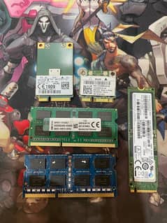 Rams ssd wifi card parts for sale