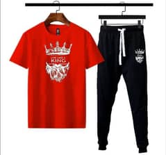 Men's Cotton Printed Track Suit