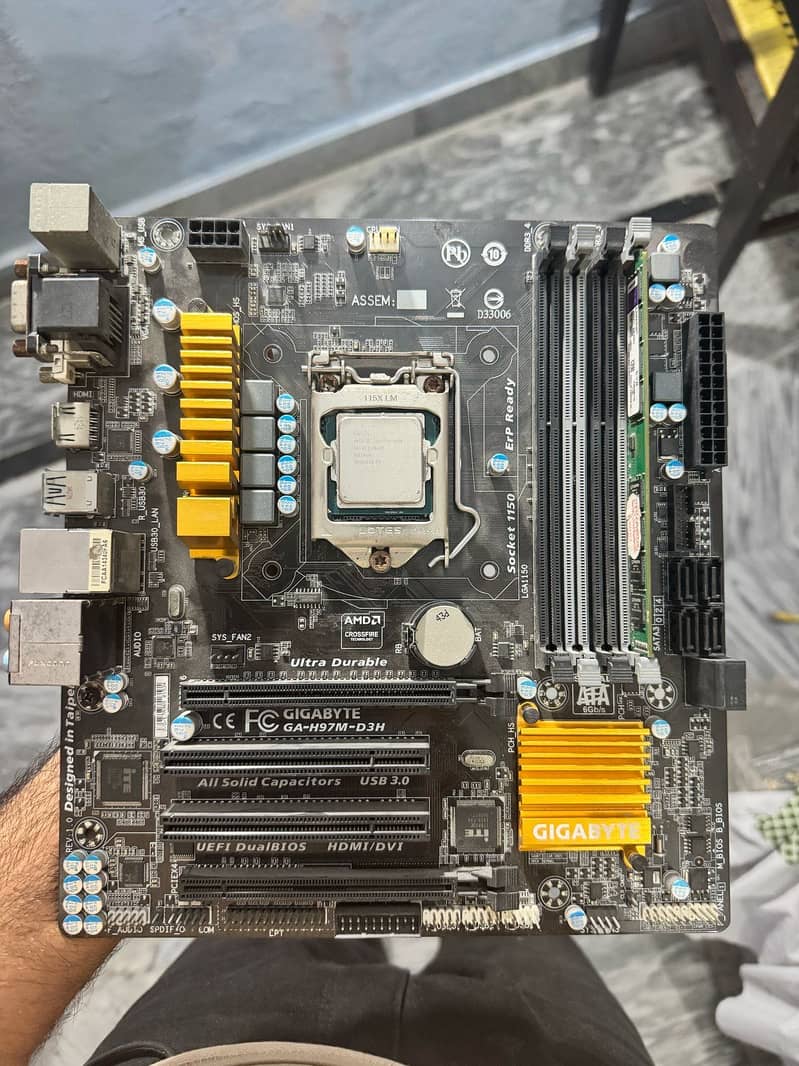Core i5 4590 with h97 and 8gb ddr3 ram 4