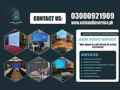 Projector multimedia | SMD Screen | Sound System Available for Rent Y