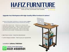 Laptop Table - Side Table - Study Table - Adjustable Computer Table