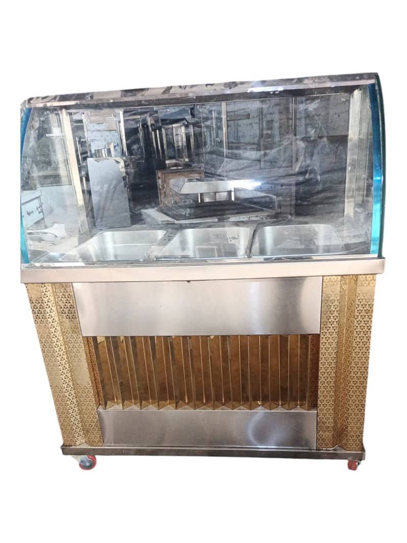 shawarma counter / Hot plate / grill counter / bbq counter for sale 2