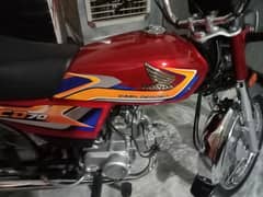HONDA CD 70 LUSH and GENWAIN condition 2025 model applied for bike. . .