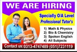 "Experienced Tutor Required for Academic Support and Mentorship"