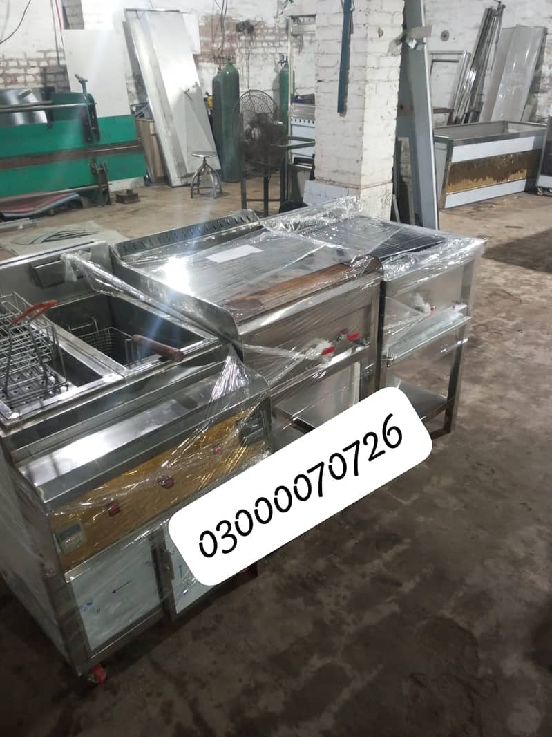 Fryers 16 Liters /24L/16+16 available counter, grill counter,Hot plat 13