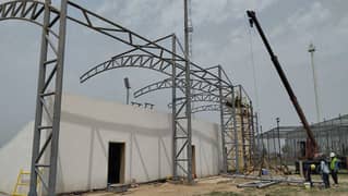 Tensile Shades - Pvc Tensile -  Car parking shade - PEB Sheds - shades