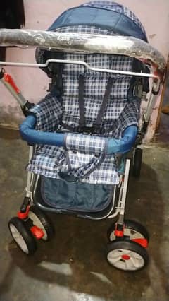 baby care brand stroller almost new