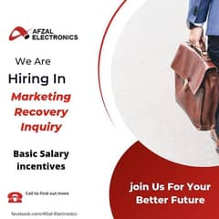 Afzal Electronics Hiring Field Staff