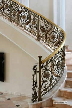 Stairs-Iron Work-Cnc Grills-Cnc Work-Laser Cut- Balcony-Grills-Railin