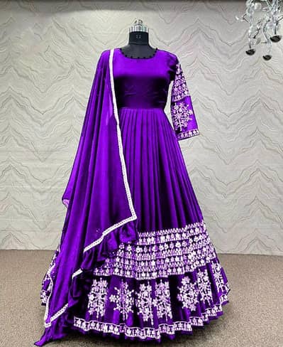 3 Pcs Women's Stitched Embroidered Suit