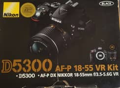 nikon d5300 DSLR WITH kitt lens 18:55