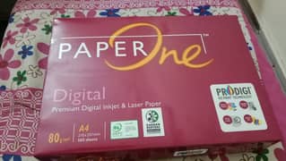 paper one 80gsm A4 size available. best quality