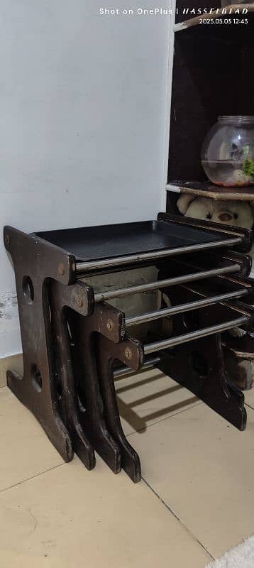 nesting tables high quality wood. . only frames of tables 2