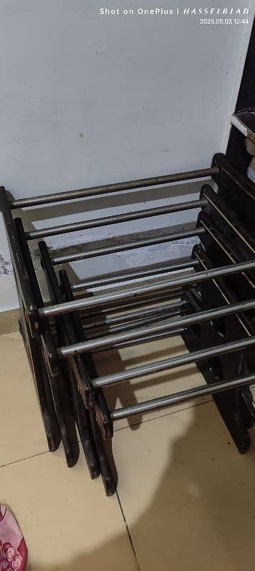 nesting tables high quality wood. . only frames of tables 3