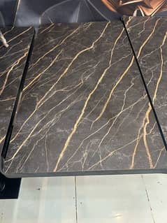 Swade fabric fancy chairs for casual seatings and granite table tops