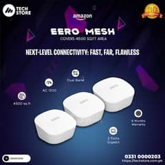 Eero 5 Mesh Wi-Fi System – High-Speed Coverage Pack of 3 Renewed