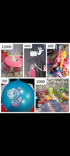 KIDS TOYS| STUFF TOYS| TABLE CHAIR| SLIDE TOY