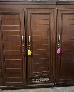 3 doors wardrobe (sheesham wood)